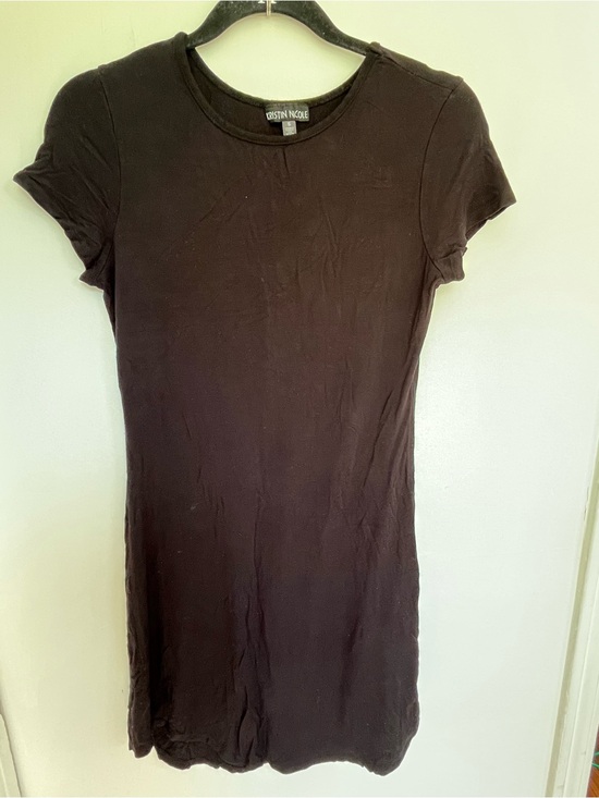 Kristin Nicole Dresses & Skirts - Kristin Nicole Simple Little Black Tee Dress Minimalist Women’s Size Small